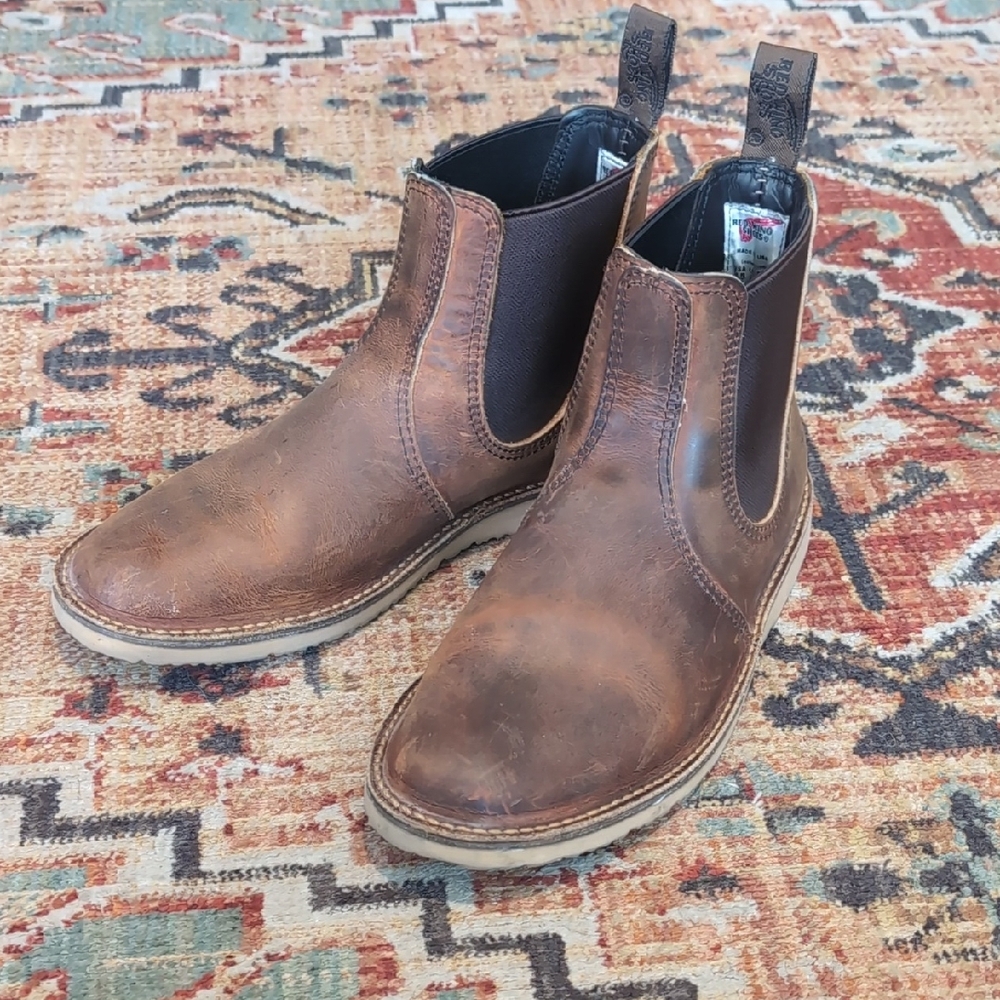 Red Wing Weekender Chelsea Boots in Copper